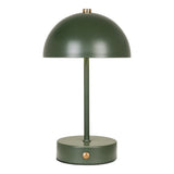 Détail du socle en métal de la lampe LED Holt, finition élégante