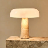 Lampe en travertin Emily
