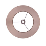 Abat-jour pour les lumières de table "causia", Ø en bas de 50 cm, Ø Top 22 cm, 33 cm de haut, mélange de coton en polyester en blanc