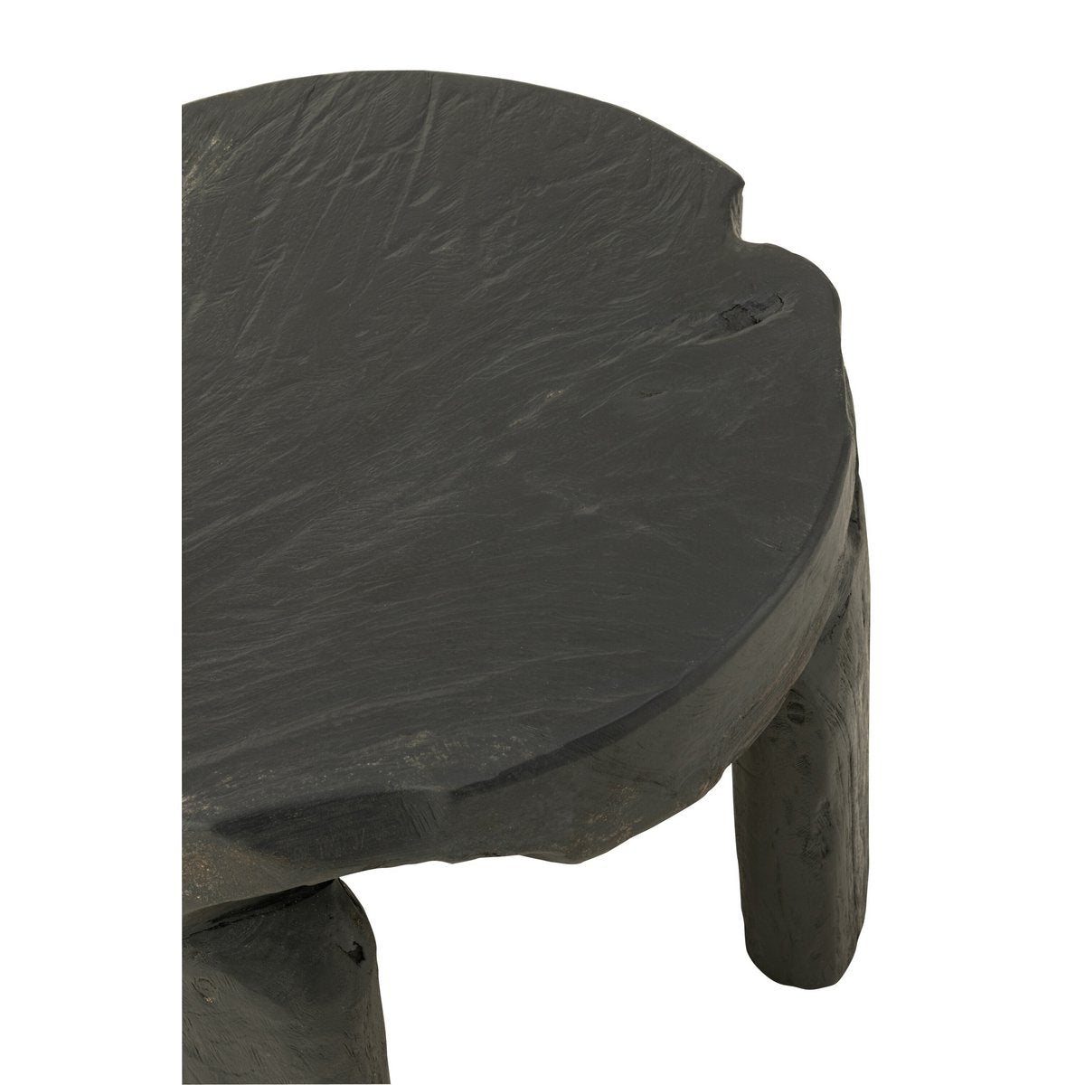 Table J-Line en bois noir, vue de côté