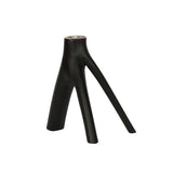 Bougeoir The Triple Twig - Noir