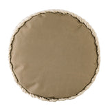 Selles mérinos pouf extérieur Ø40 H45cm Seat Pouf peut être rempli