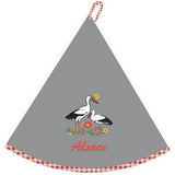 Essuie-mains rond Blom Alsace Gris Diamétre 60 cm