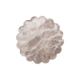Bol Fleur Grand en marbre marron, détail du motif