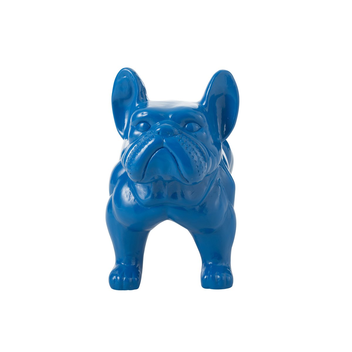 Serre-livres Bulldog J-Line en bleu, vue de face
