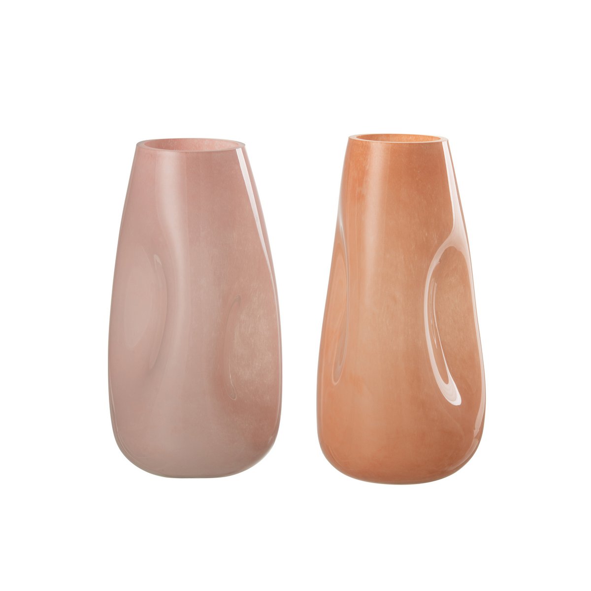 Détail du vase Bult J-Line, verre multicolore, parfait pour la décoration intérieure.