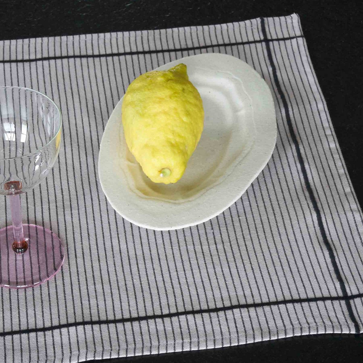Lot de 2 sets de table Léonie Poivre rose 40 x 50