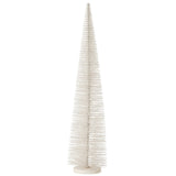 Détail de l'arbre de Noël J-Line en plastique blanc