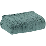 Couvre-lit stonewashed Swami Lichen 180 x 260