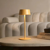 Lampe de table rechargeable Hugo Ambre Jaune