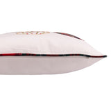 Détail du coussin J-Line sapin de Noël, texture en coton