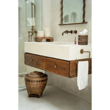 Le Panier de Rangement Colonial - Brun Naturel - L