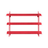 Support Mural Cool Rétro en fer rouge, design vintage élégant