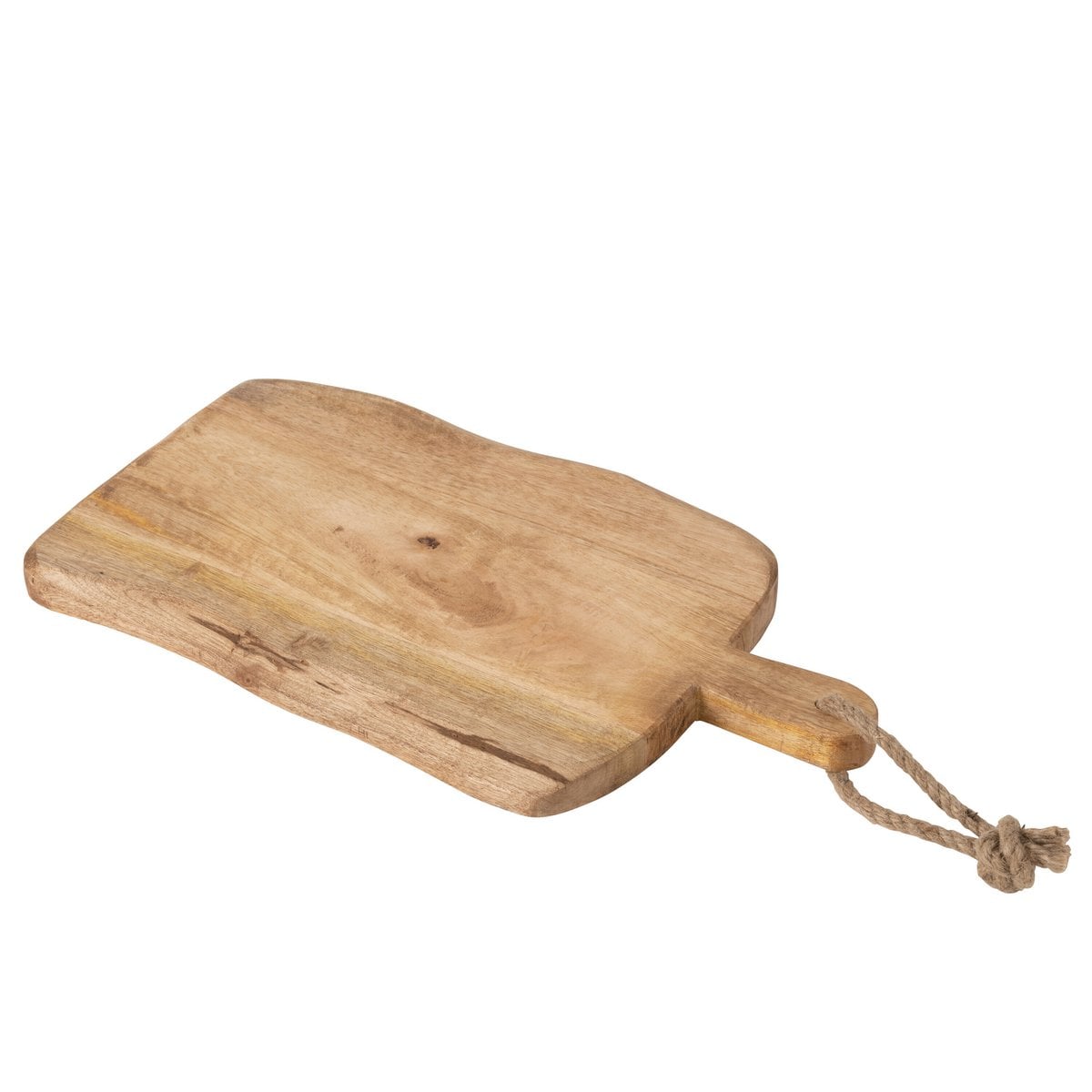 Planche à découper J-Line Organic en bois naturel vue de dessus
