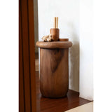Le pot de racine de teck - M