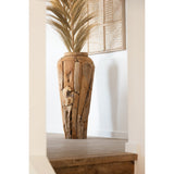 Vase J-Line en teck naturel - Ambiance scandinave dans un salon