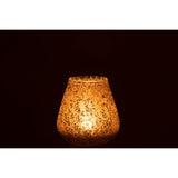 Détail du verre de la lanterne J-Line, montrant la texture