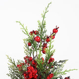 Sapin de Noël artificiel Rouge
