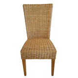 Chaises de salle à manger 4 pièces chaises de rotin