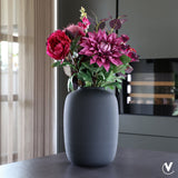 Vase en verre noir mat Artic