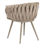 Crème de chaise d'onde (ensemble de 2)