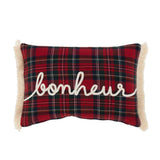 Coussin J-Line Check Bonheur en vue aérienne