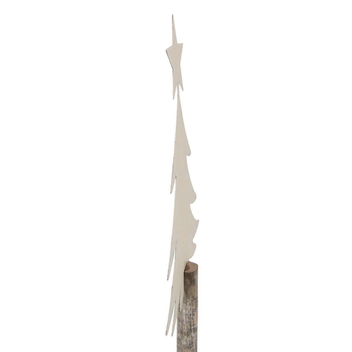 Sapin de Noël J-Line en métal et bois blanc, design moderne