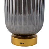 Lampe ackitique "Luise" Gold, classique, or, avec LED intégrée, blanc chaud