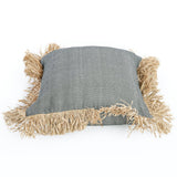 La Housse de Coussin Cotton Bonita - Noir Naturel - 60x60