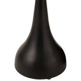 Table d'appoint Paro en manguier, détail du bois marron.