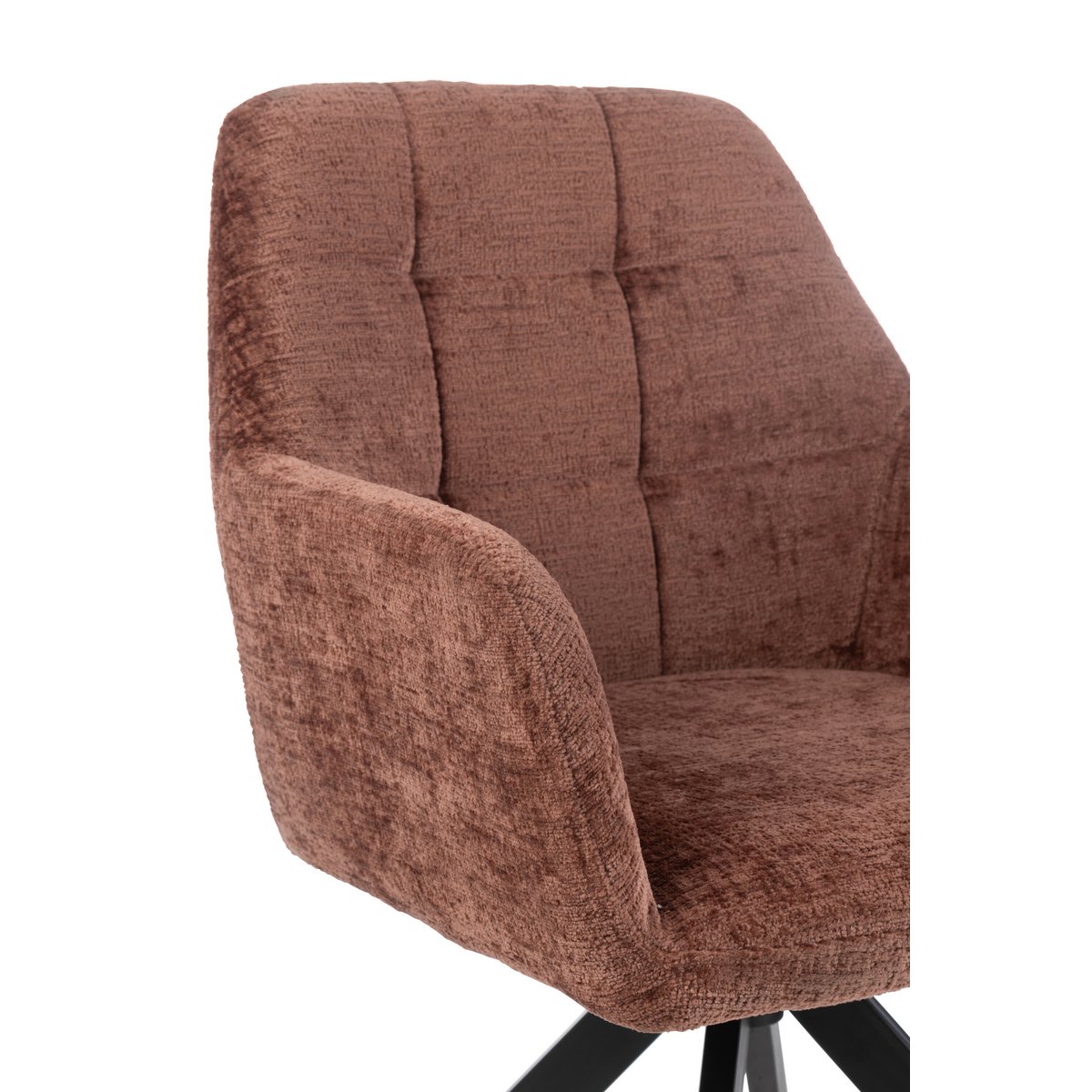 Zoom sur les pieds en métal de la Chaise Louna