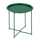 Tableuse Ø 47 H 51 2. Choisissez la table de balcon de table de jardin Terasses Table Round Alberta Metal Small Ver