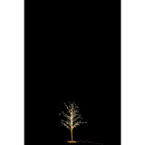 Détail de l'arbre lumineux J-Line avec structure métallique élégante