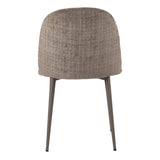 Mink de chaise d'oeuf (ensemble de 2)