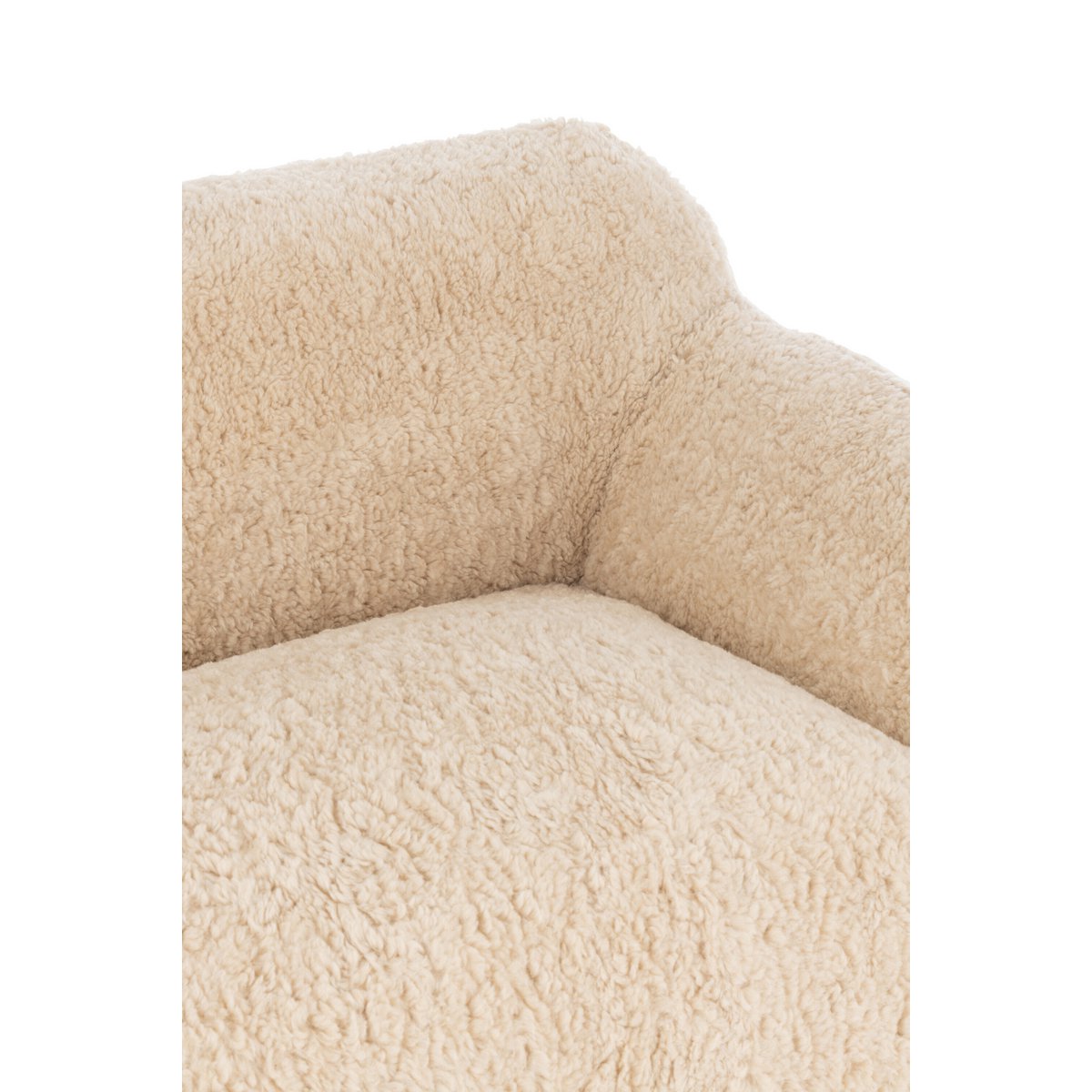 Vue arrière du canapé Shearl J-Line, design épuré