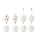 Détails de la boule de Noël J-Line, finition élégante en verre