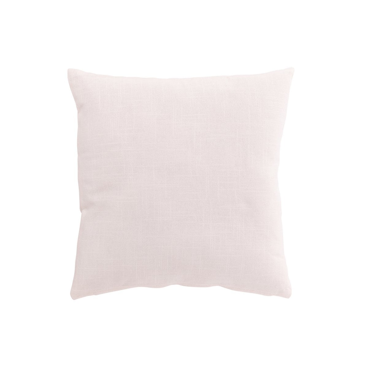 Coussin Flocon de Neige J-Line en coton blanc - vue avant