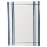 Torchon recyclé Gabin Blanc/bleu 50 x 70
