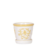 Pot Kolibri Home I Malaga - Jaune - Décoration élégante en céramique