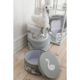 Boîte Swan J-Line dans un salon moderne, intégrée à la décoration