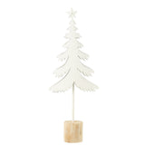 Détail de l'étoile en métal sur l'arbre de Noël