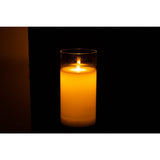 Lampe LED J-Line en verre brillant transparent, détail du verre