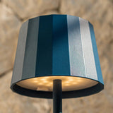 Lampe de table rechargeable bleue Wouter Delftware