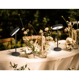 Lampe de batterie LED lampe magnétique "ella" pour l'extérieur et à l'intérieur, en métal et en plastique en gris, 35 cm de haut
