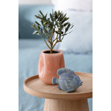 Vase J-Line Bult en verre rose et orange, élégant et moderne.