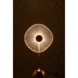 Lampe à poser J-Line LED Fleur - métal/plastique - or - petite