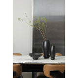 Grand Bol Design Moderne, en micro ciment, noir, RUD12BK