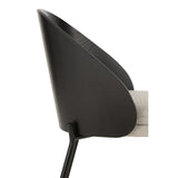 Chaise J-Line Lone, vue arrière révélant le design épuré