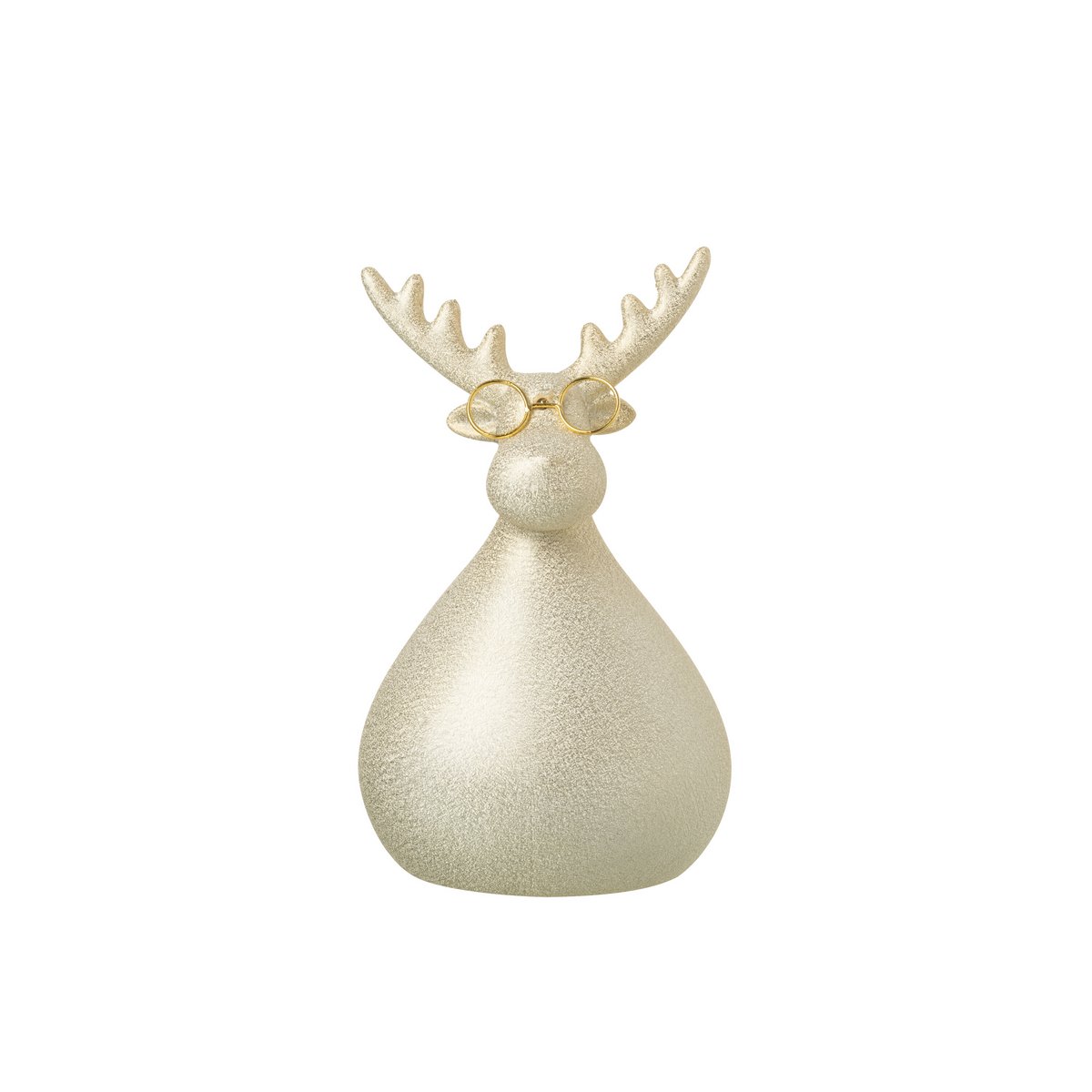 Détail de la figurine J-Line Renne, finition dorée et design élégant
