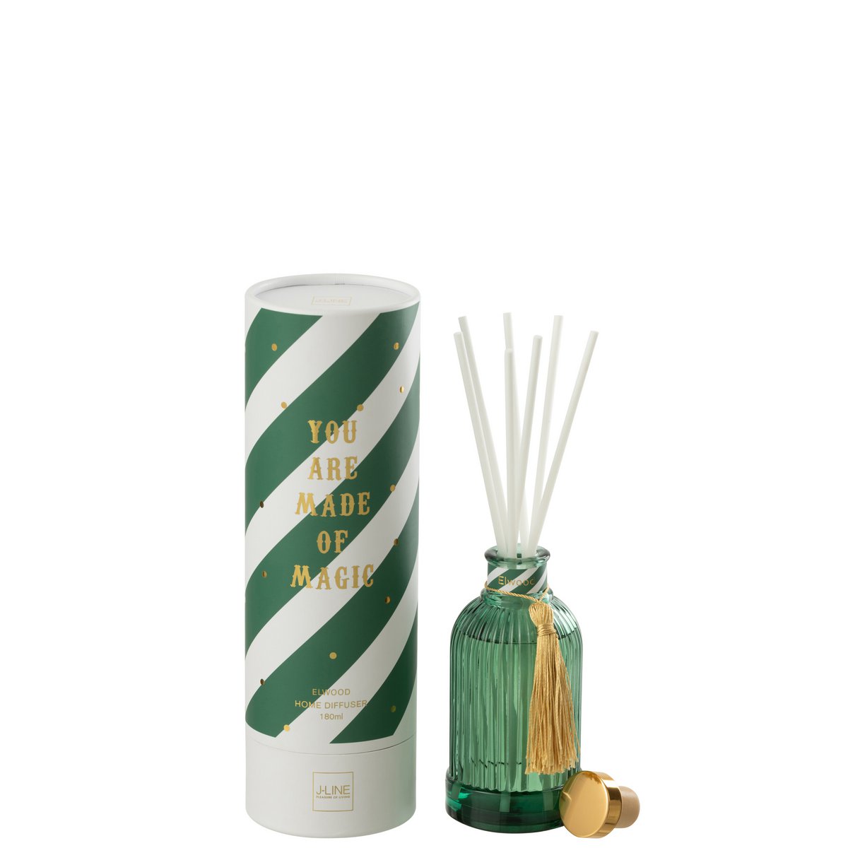 Détail des bâtonnets parfumés J-Line Elwood, ambiance naturelle